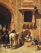 Gate of the Fortress at Agra, India Edwin Lord Weeks